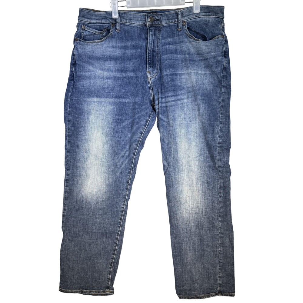 Lucky Brand 363 Jeans Mens 38x30 Blue Vintage Straight Whiskered Denim Pants